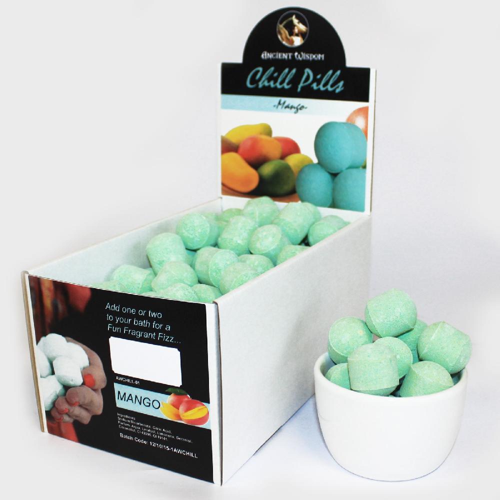 1.3kg Chill Pills Mini Bath Bombs - Mango