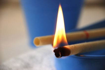 100x CARTON Scented Ear Candles - Rose