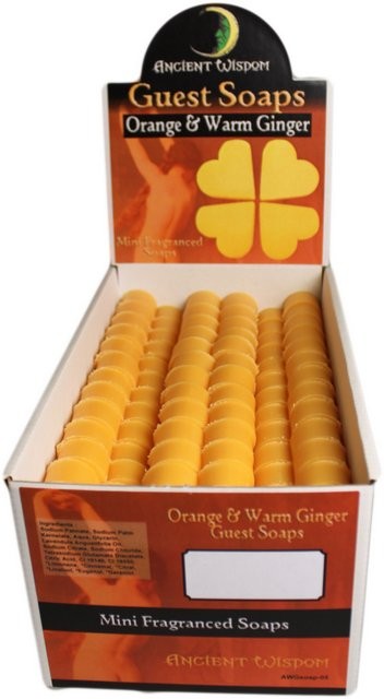 100x Heart Guest Soap - Orange & Warm Ginger