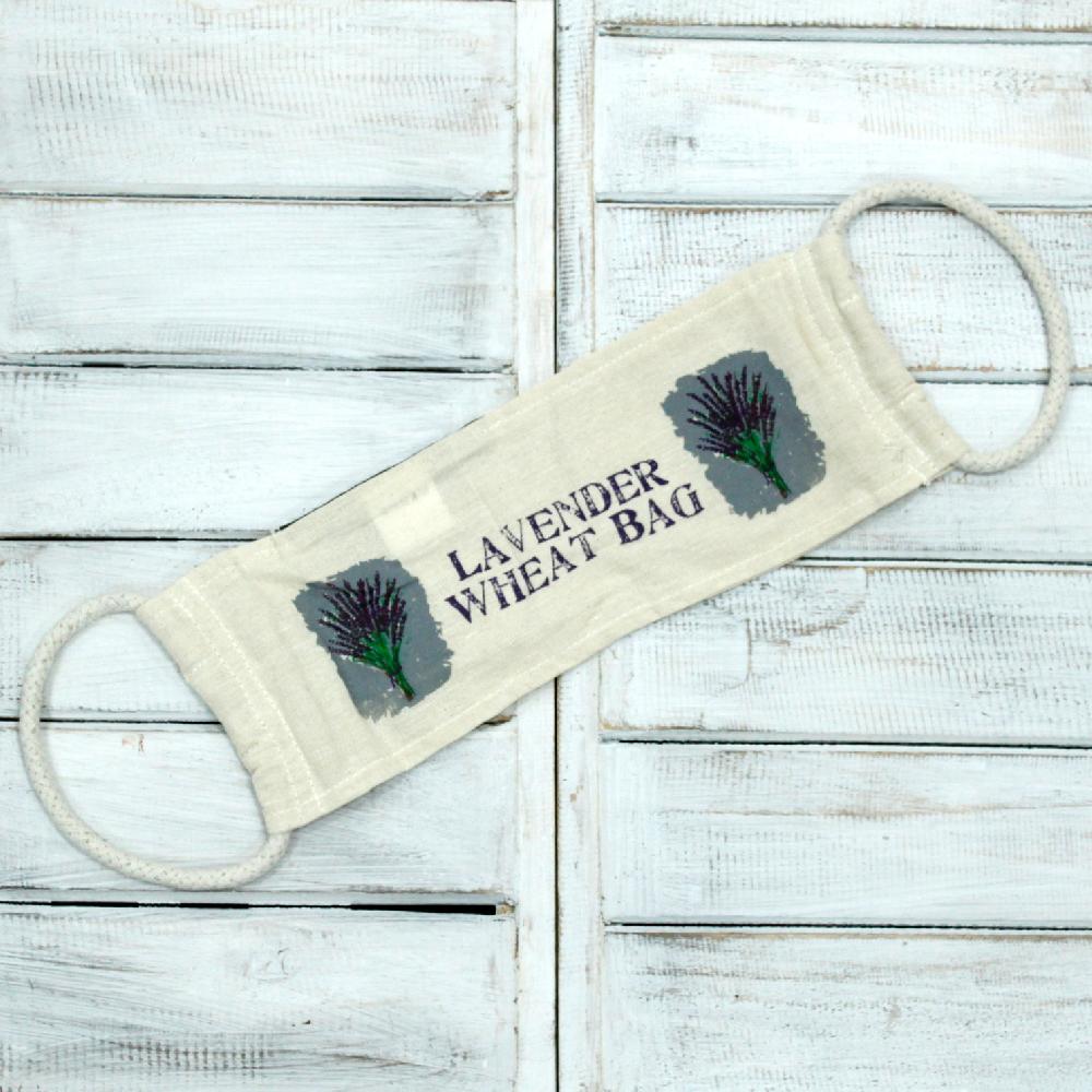 10x Empty Cotton Wheat Bags With Rope Handles - Floral Patterns