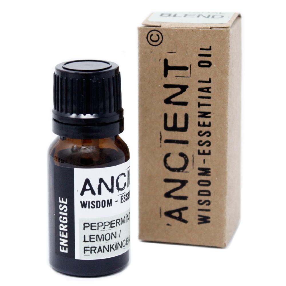 10x Energising Essential Oil Blend - Boxed - 10ml