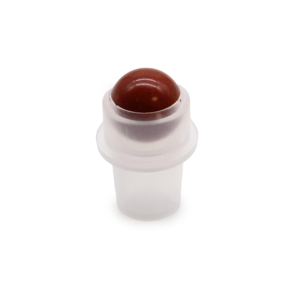 10x Gemstone Roller Tip For Bottle - Red Jasper