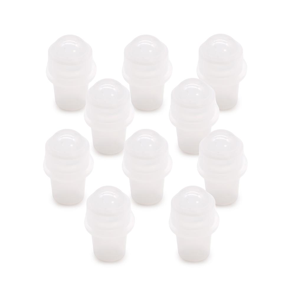 10x Gemstone Roller Tip For Bottle - Rock Quartz