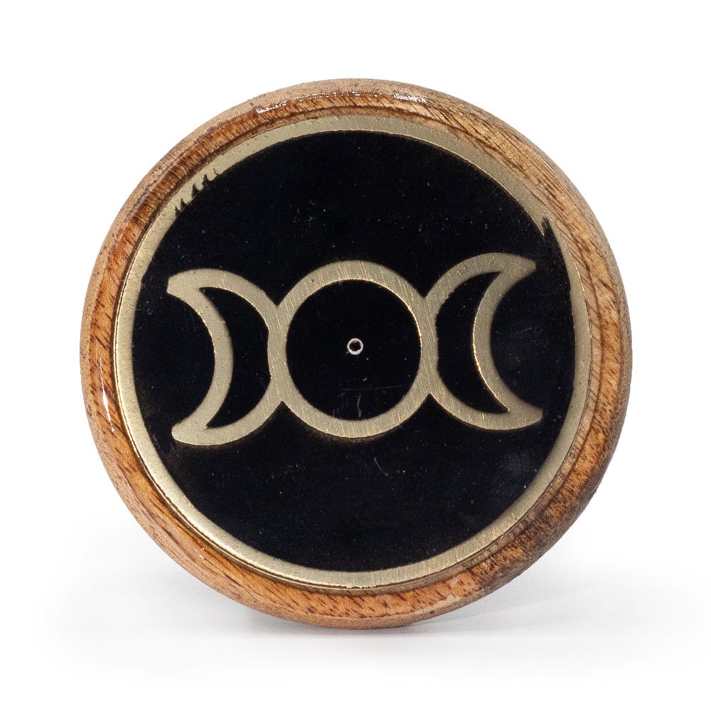 10x Gold & Black on Mango Wood - Triple Moon