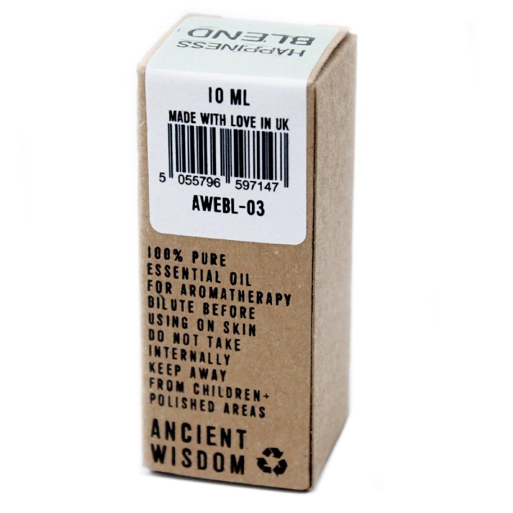 10x Happiness Essential Oil Blend - Boxed - 10ml