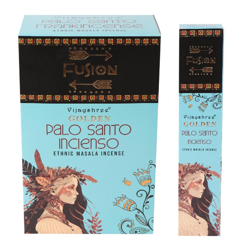 12x 15g Golden Fusion Incense Sticks - Palo Santo and Frankincense