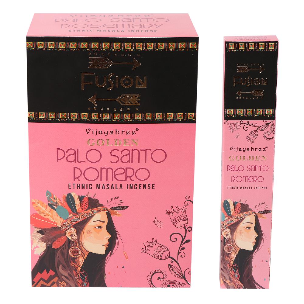 12x 15g Golden Fusion Incense Sticks - Palo Santo and Rosemary