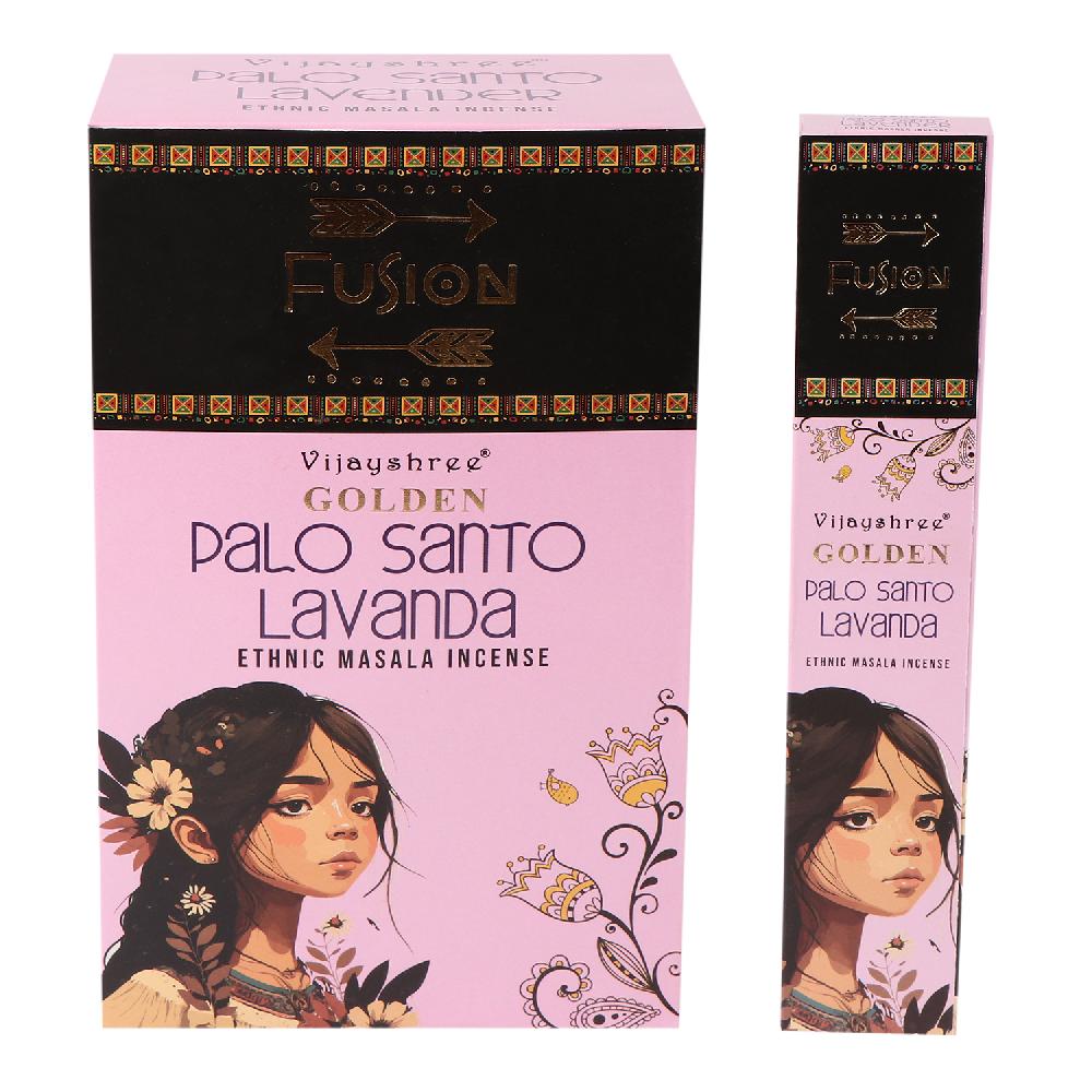 12x 15g Golden Fusion Incense Sticks - Palo Santo and Lavender