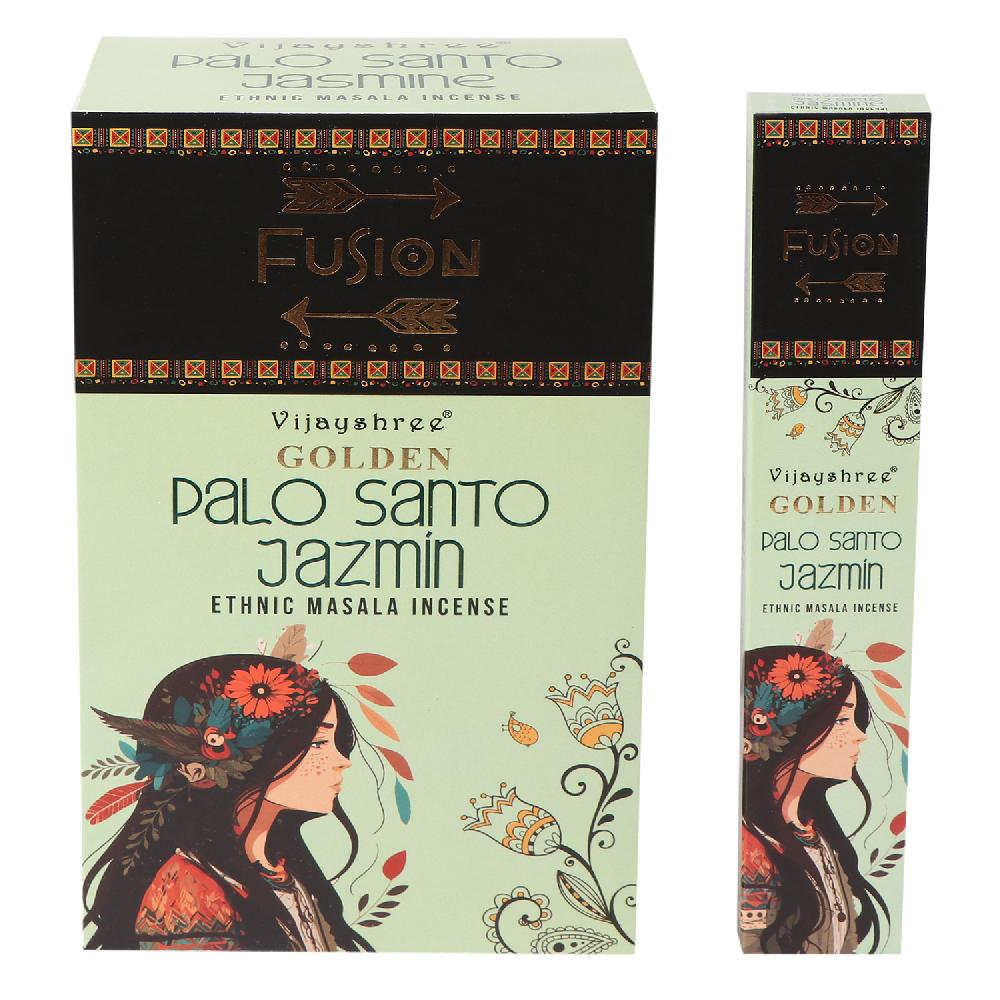 12x 15g Golden Fusion Incense Sticks - Palo Santo and Jasmine