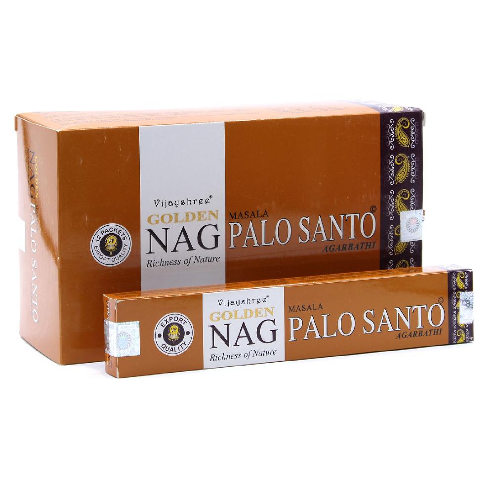 12x 15g Golden Nag - Palo Santo Incense