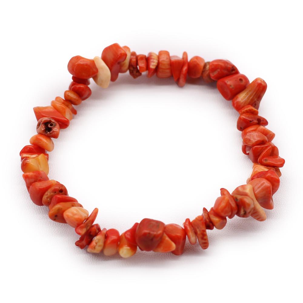12x Chipstone Bracelet - Orange Jasper