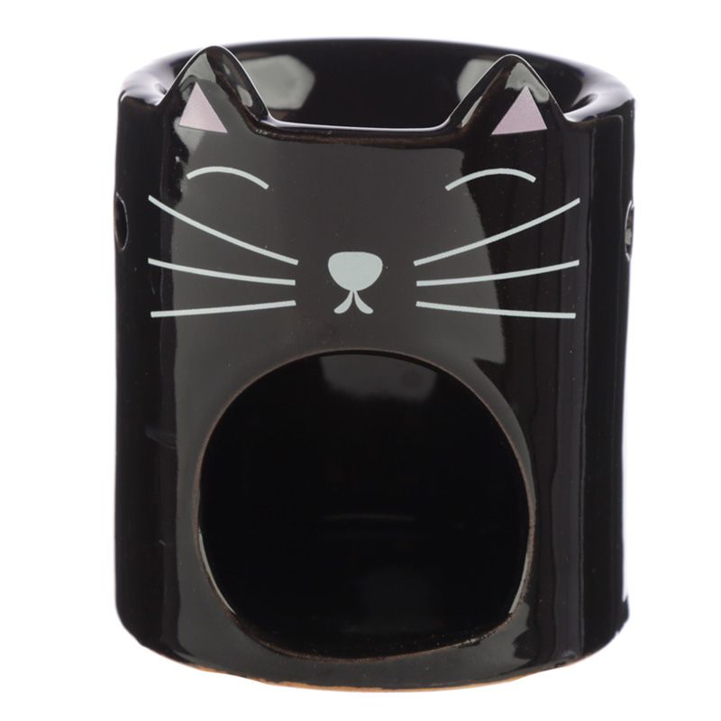 12x Feline Fine Ceramic Cat Head Oil Burner