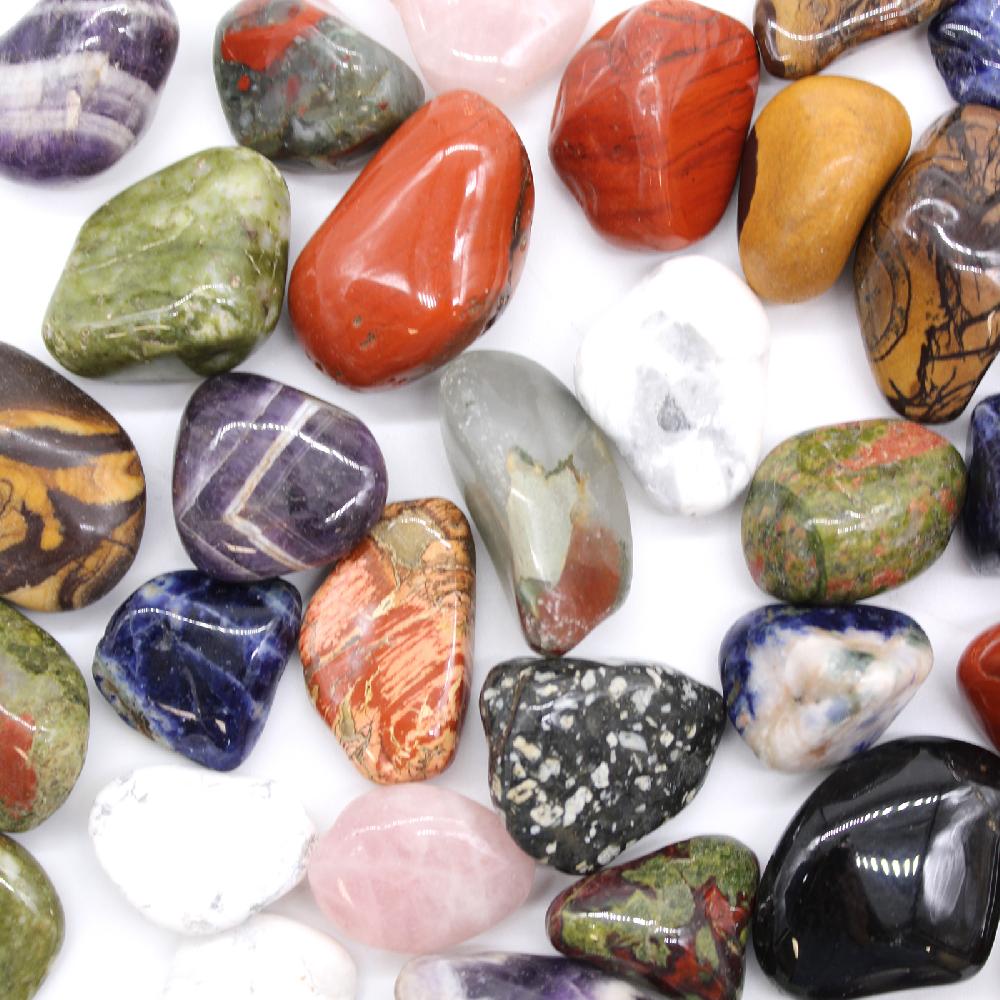 12x Medium African Tumble Stone - Dragon Stone