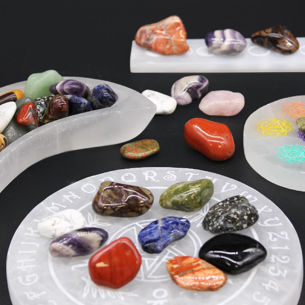 12x Medium African Tumble Stone - Dragon Stone