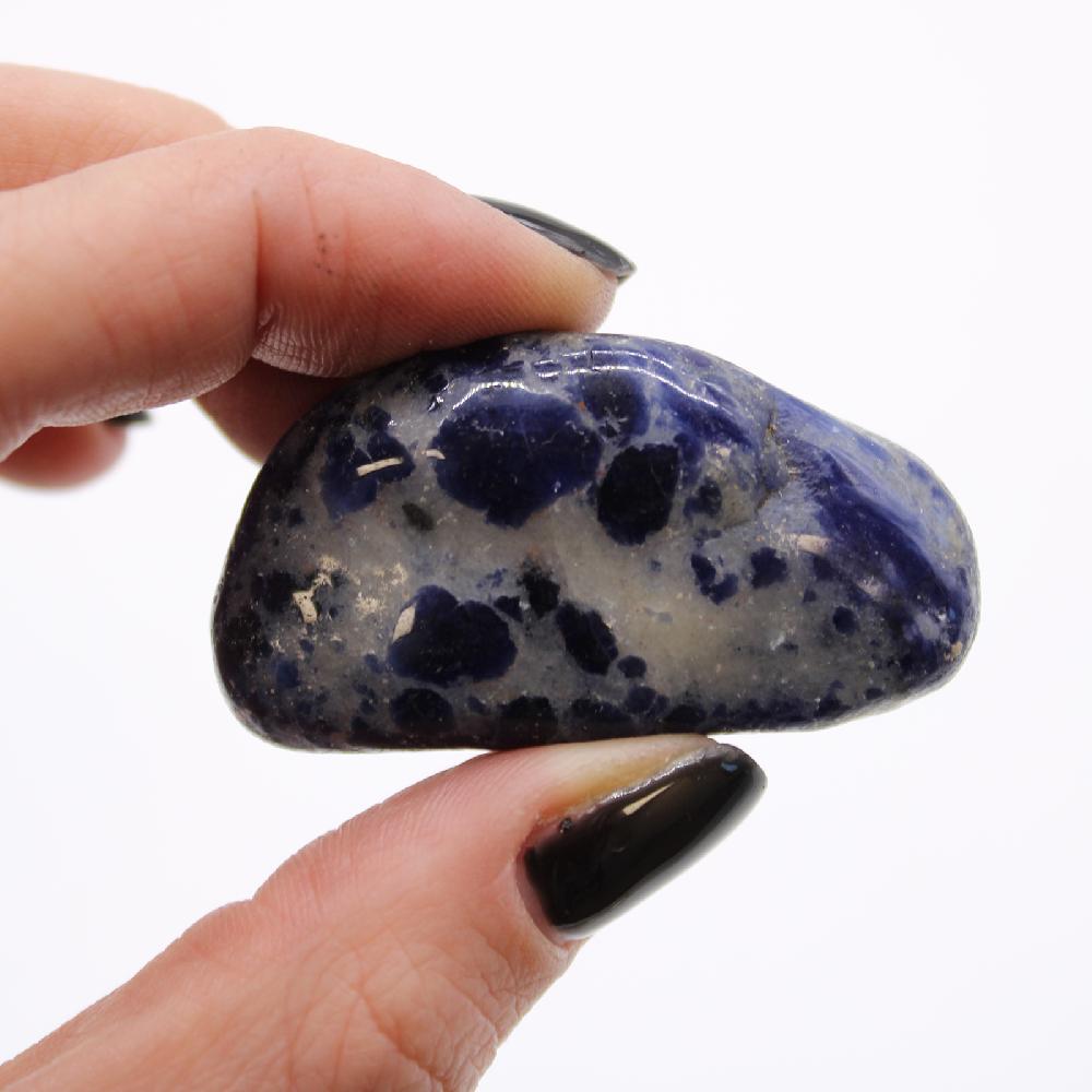 12x Medium African Tumble Stone - Sodalite - Pure Blue