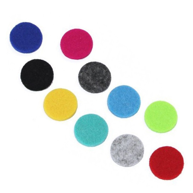 12x Pack of 10 Spare Pads for Aromatherapy Jewellery 15mm