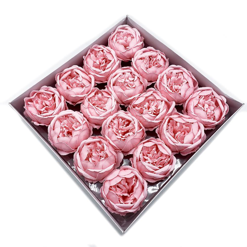 16x Craft Soap Flower - Ext Large Peony - Pink