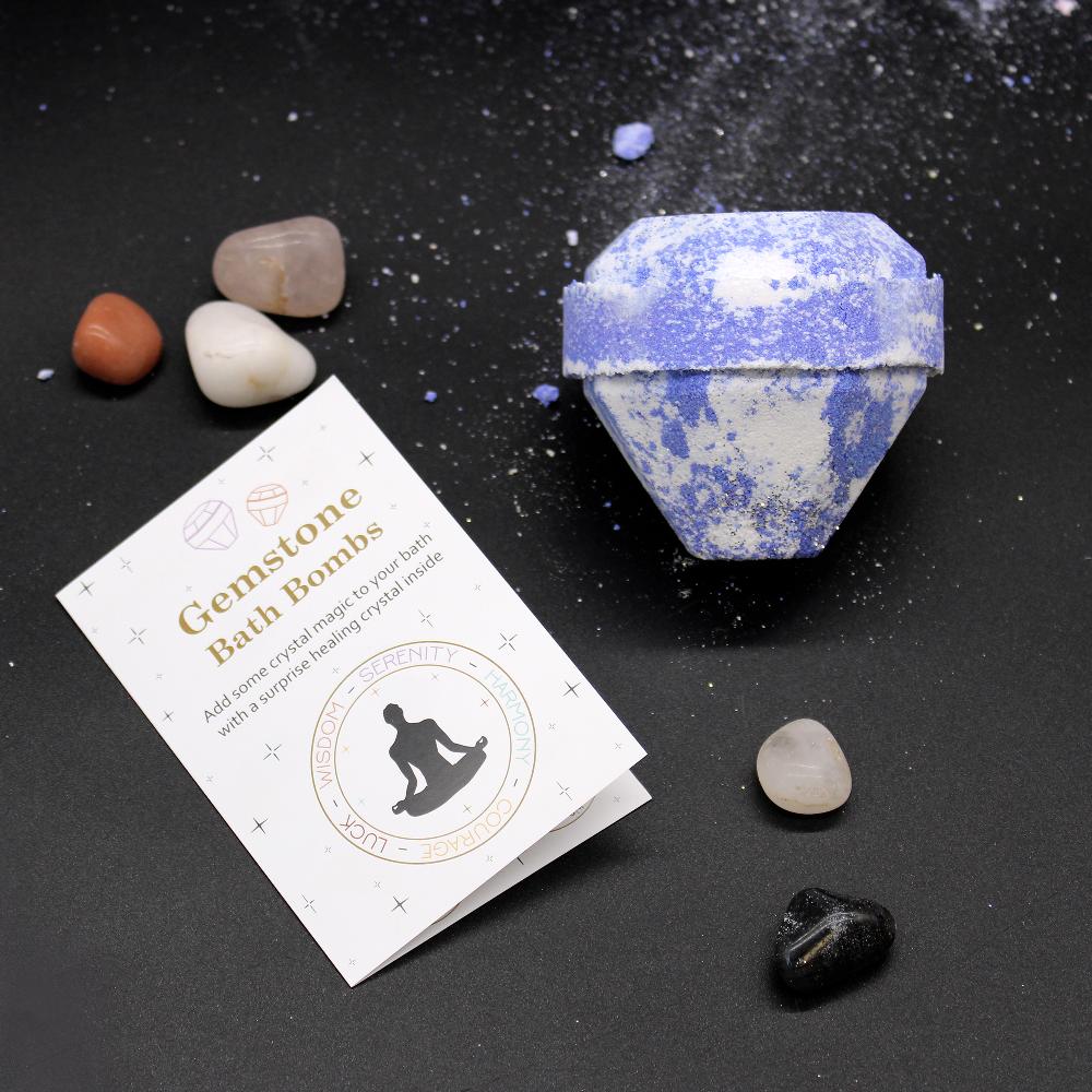 16x Gemstone Bath Bomb - Raspberry & Pomegranate