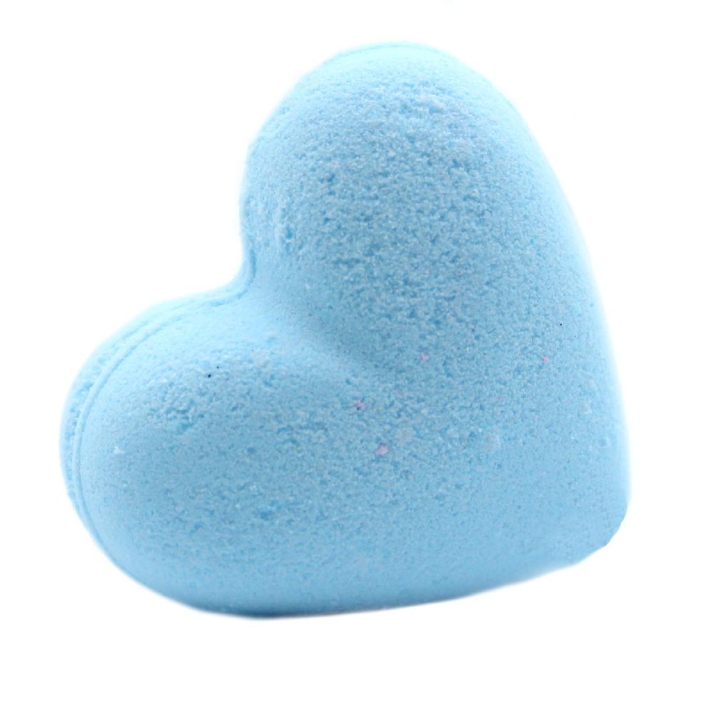 16x Love Heart Bath Bomb 70g - Baby Powder