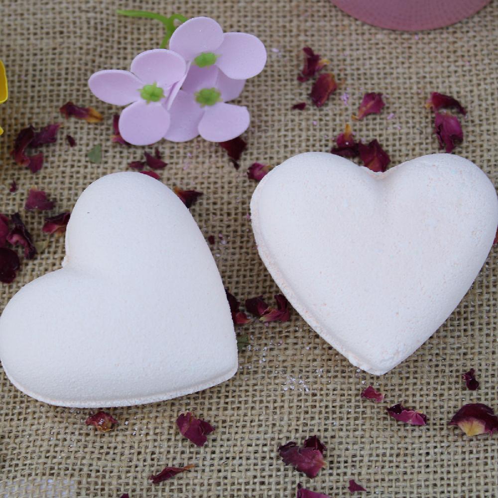 16x Love Heart Bath Bomb 70g - Passion Fruit