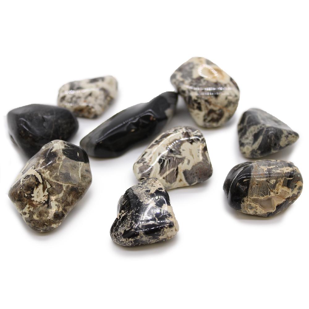 18x XL Tumble Stones - Jasper - Silverleaf