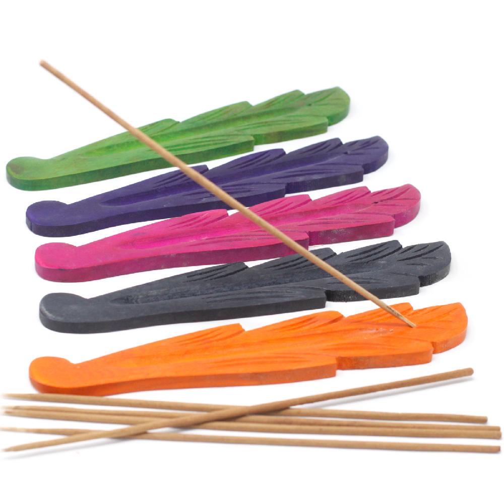 20x Leaf Coloured Ashcatcher 10" - Mango Wood