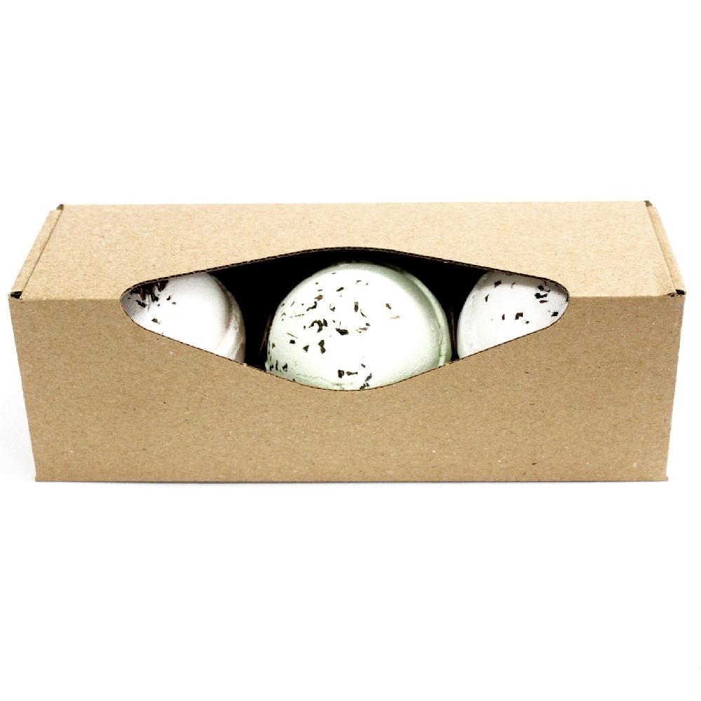 20x Small Bath Bomb Gift Box - 190 X 65 X 65mm (empty)