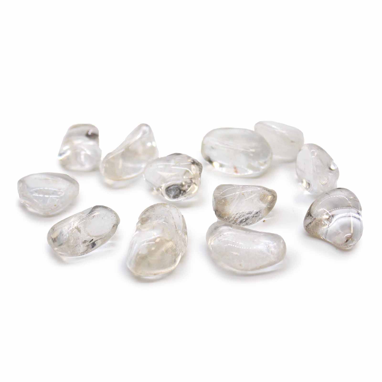 24x M Tumble Stone - Rock Crystal Grade A