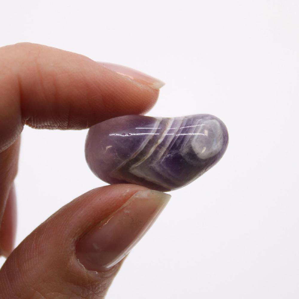 24x Small African Tumble Stone - Amethyst