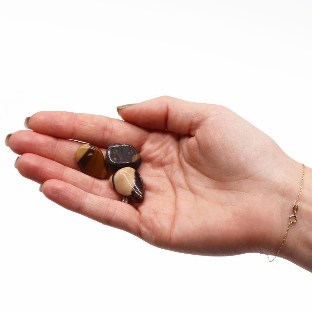 24x Small African Tumble Stone - Jasper Nguni