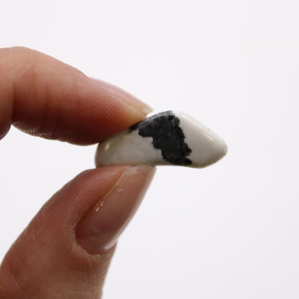 24x Small African Tumble Stone - White Howlite - Magnesite