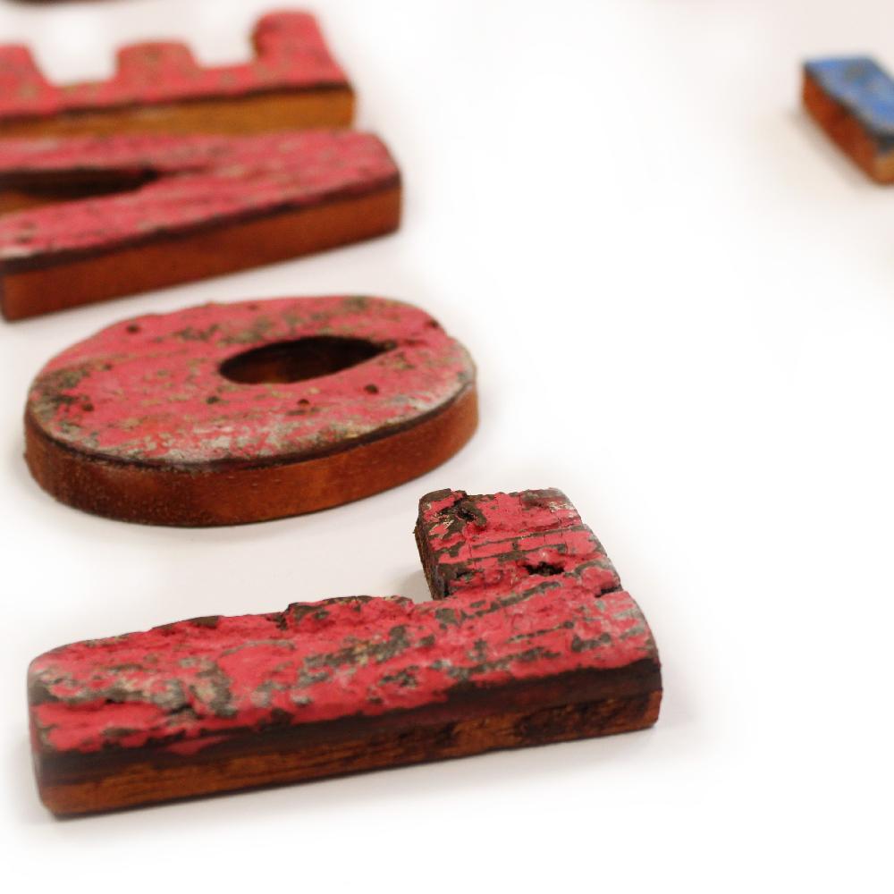 28x Colour Rustic Bark - I LOVE YOU MORE THAN WORDS CAN SAY (28)