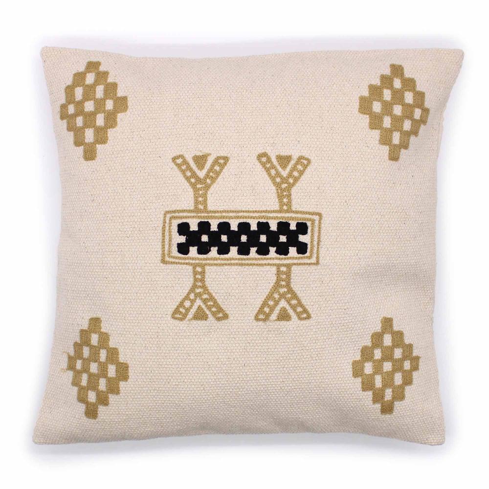 2x Classic Cushion Cover - Berber Design - 45x45cm