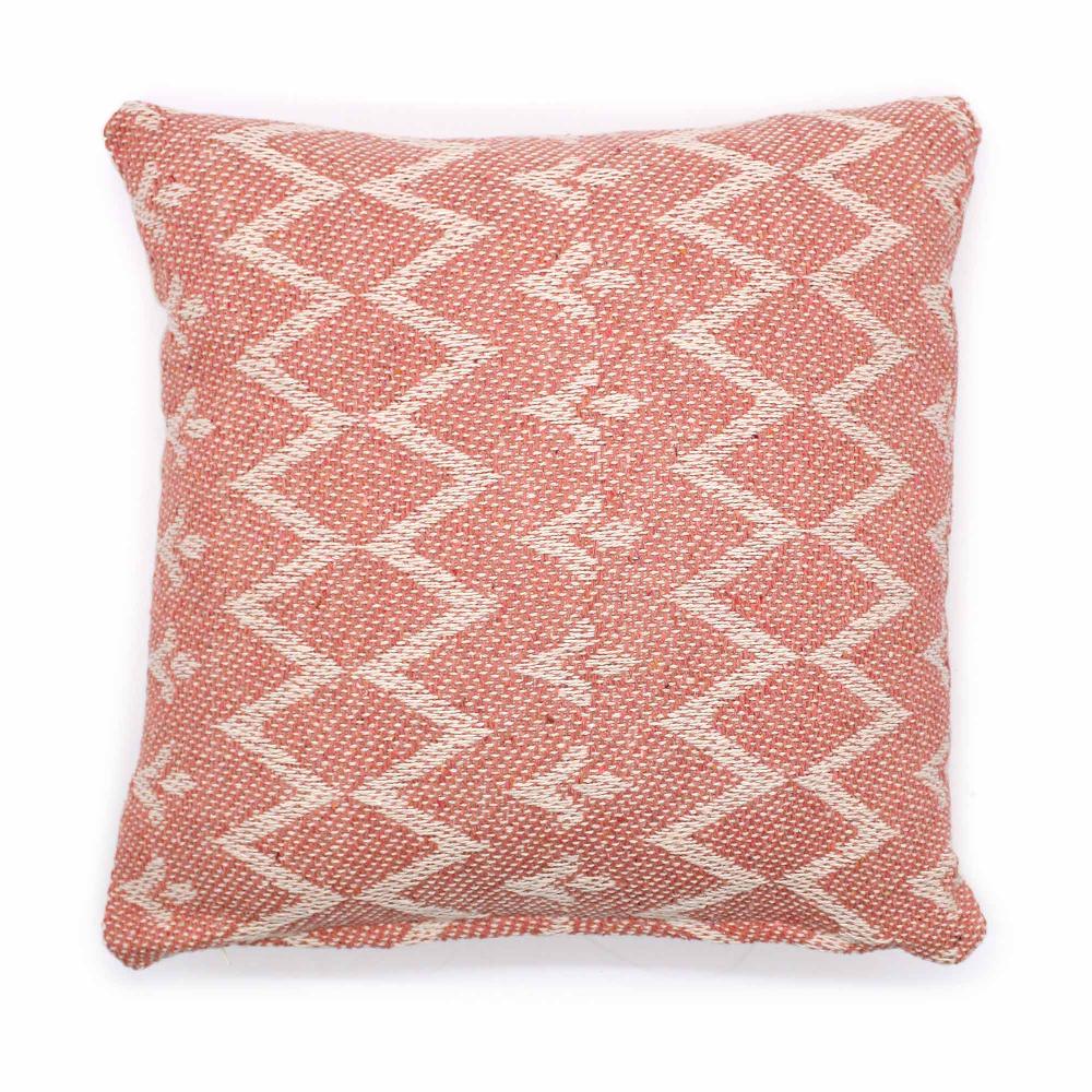 2x Classic Cushion Cover - Jaggered Pink - 40x40cm