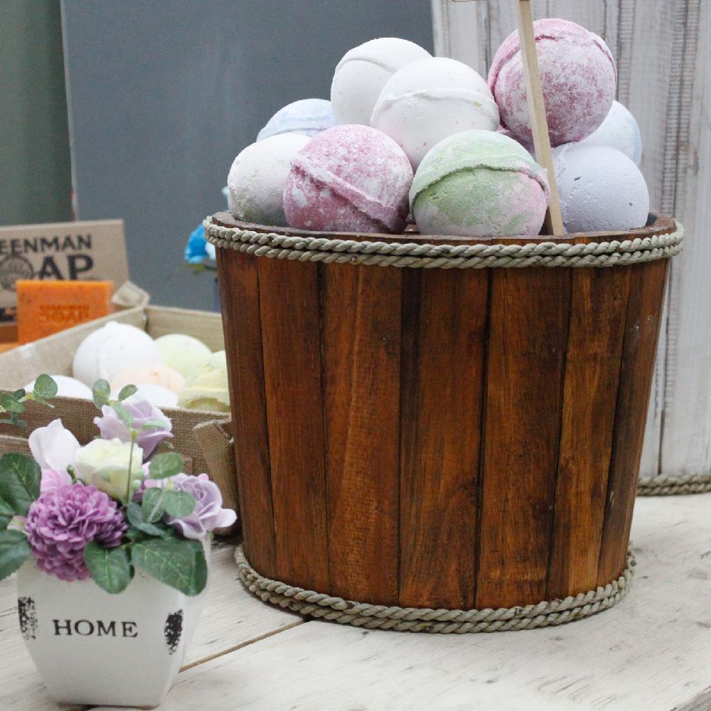 2x Small Nautical Display Tub - Brown 21x29cm