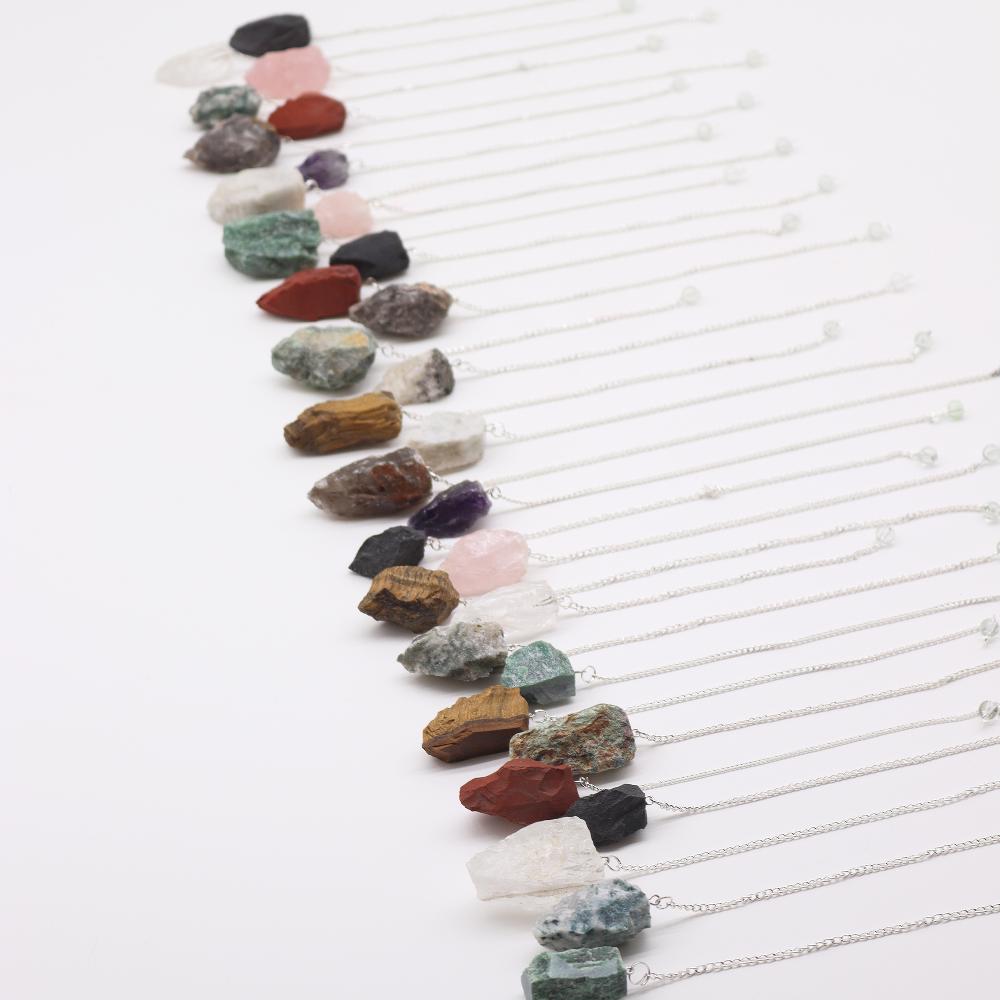 36x Gemstone Pendulum Starter (12x 3 Crystals) 4cm - Raw Crystals