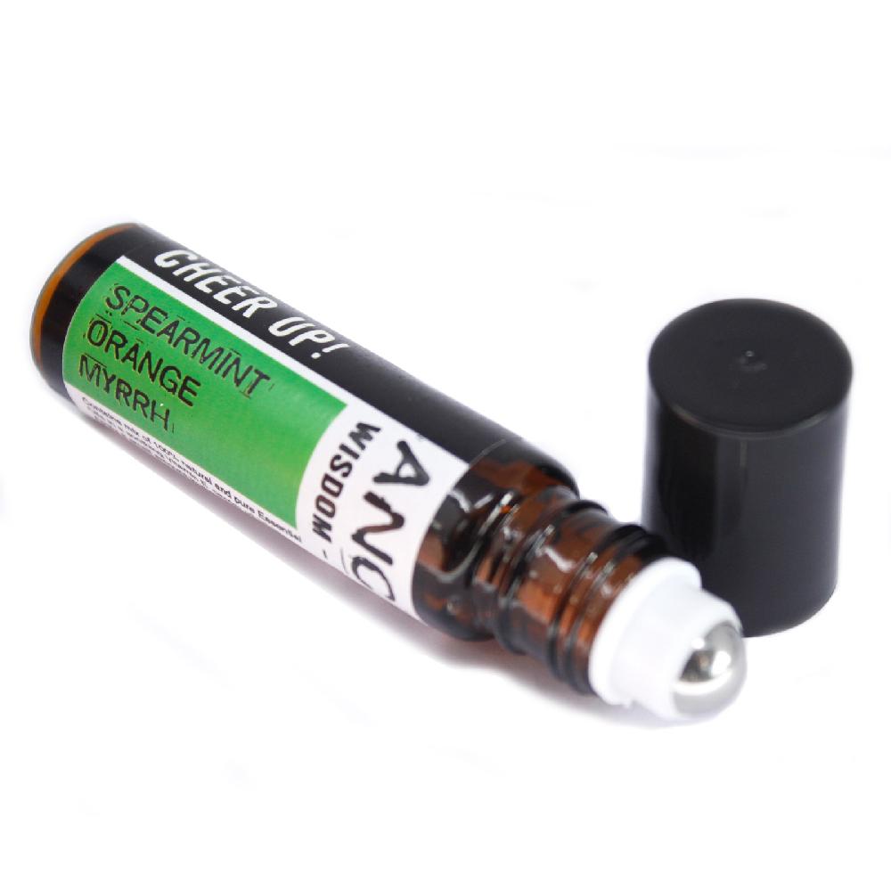 3x 10ml Roll On Essential Oil Blend - Cheer Up