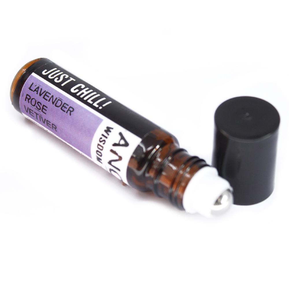 3x 10ml Roll On Essential Oil Blend - Just Chill