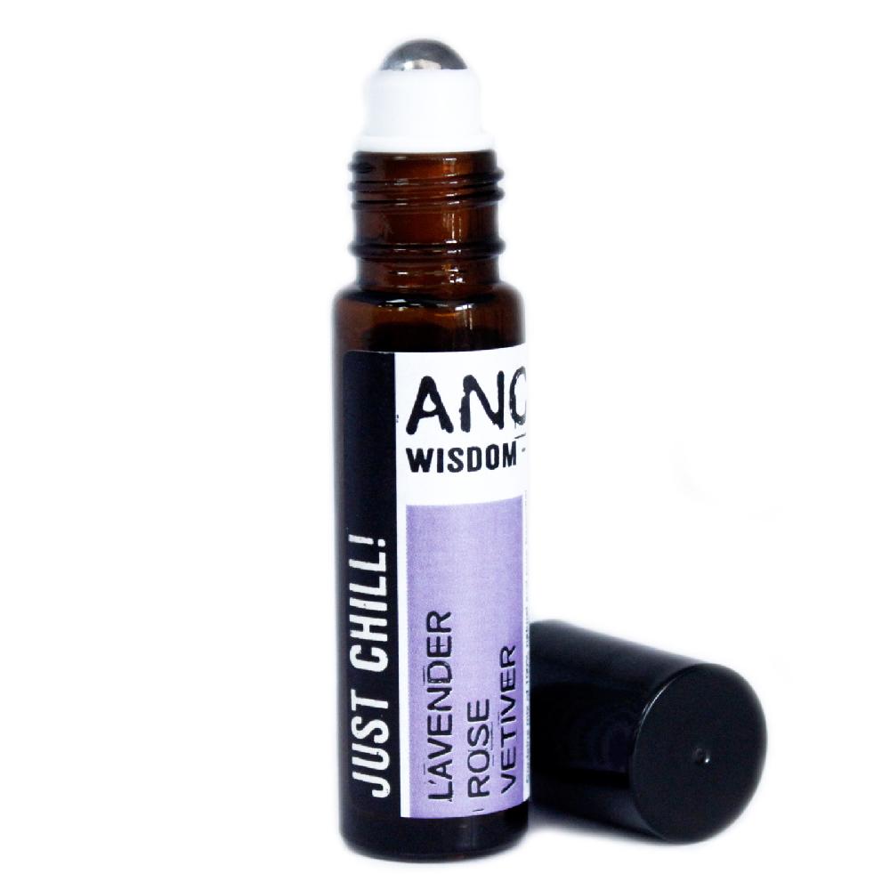 3x 10ml Roll On Essential Oil Blend - Just Chill