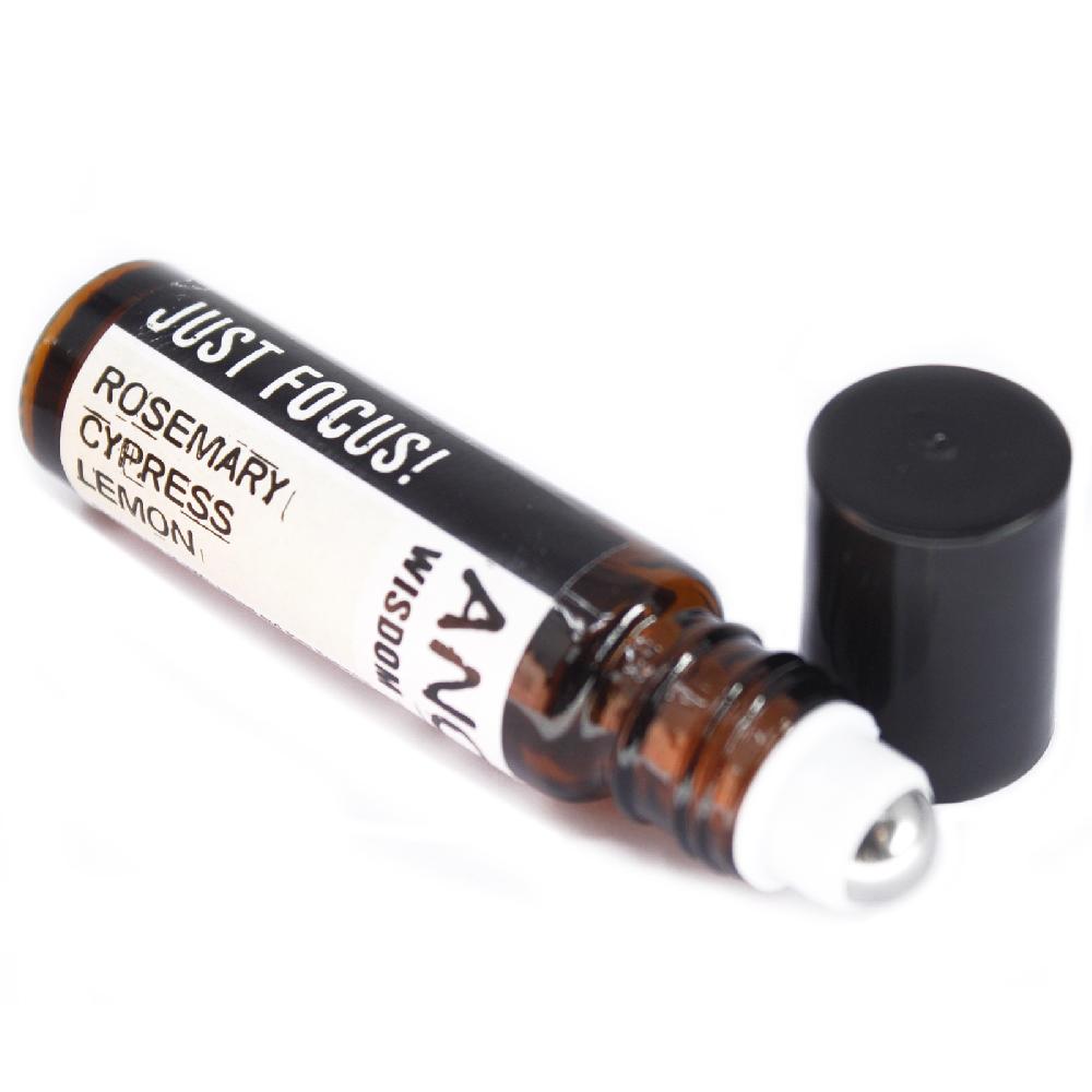 3x 10ml Roll On Essential Oil Blend - Just Focus