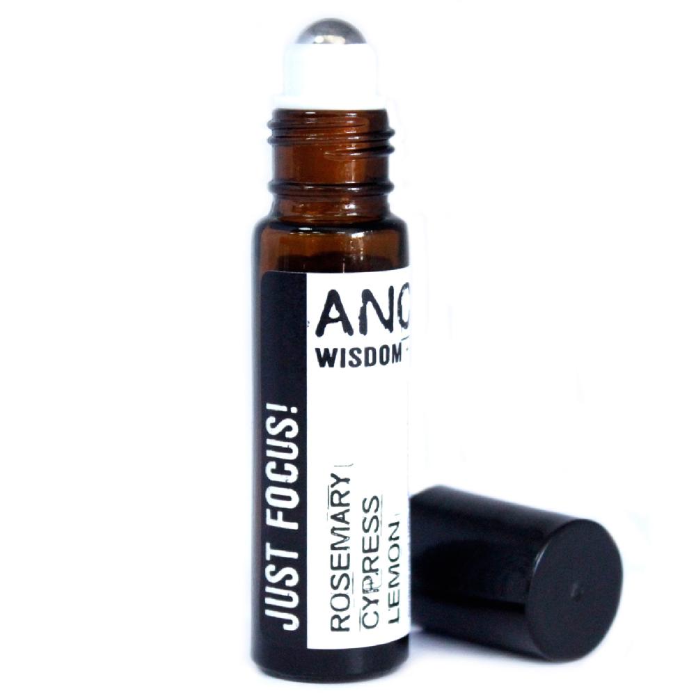 3x 10ml Roll On Essential Oil Blend - Just Focus
