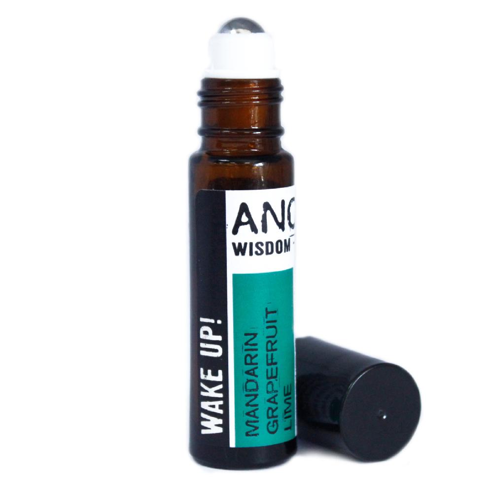 3x 10ml Roll On Essential Oil Blend - Wake up