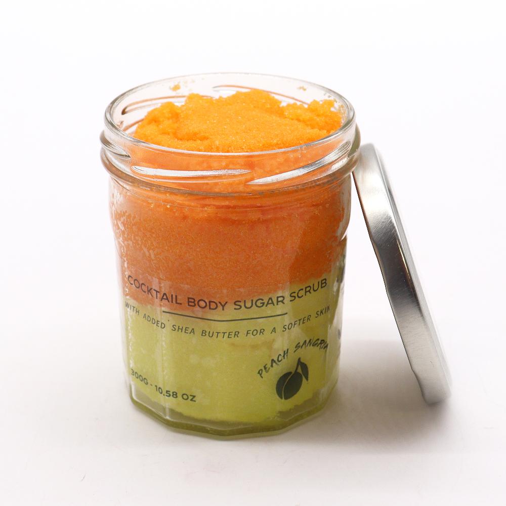3x Fragranced Sugar Body Scrub - Peach Sangria 300g