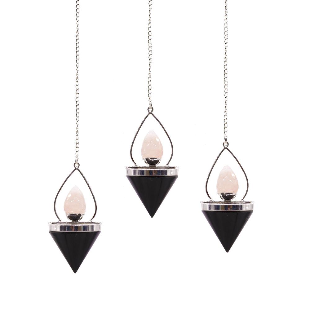 3x Gemstone Lantern of Life Pendulum