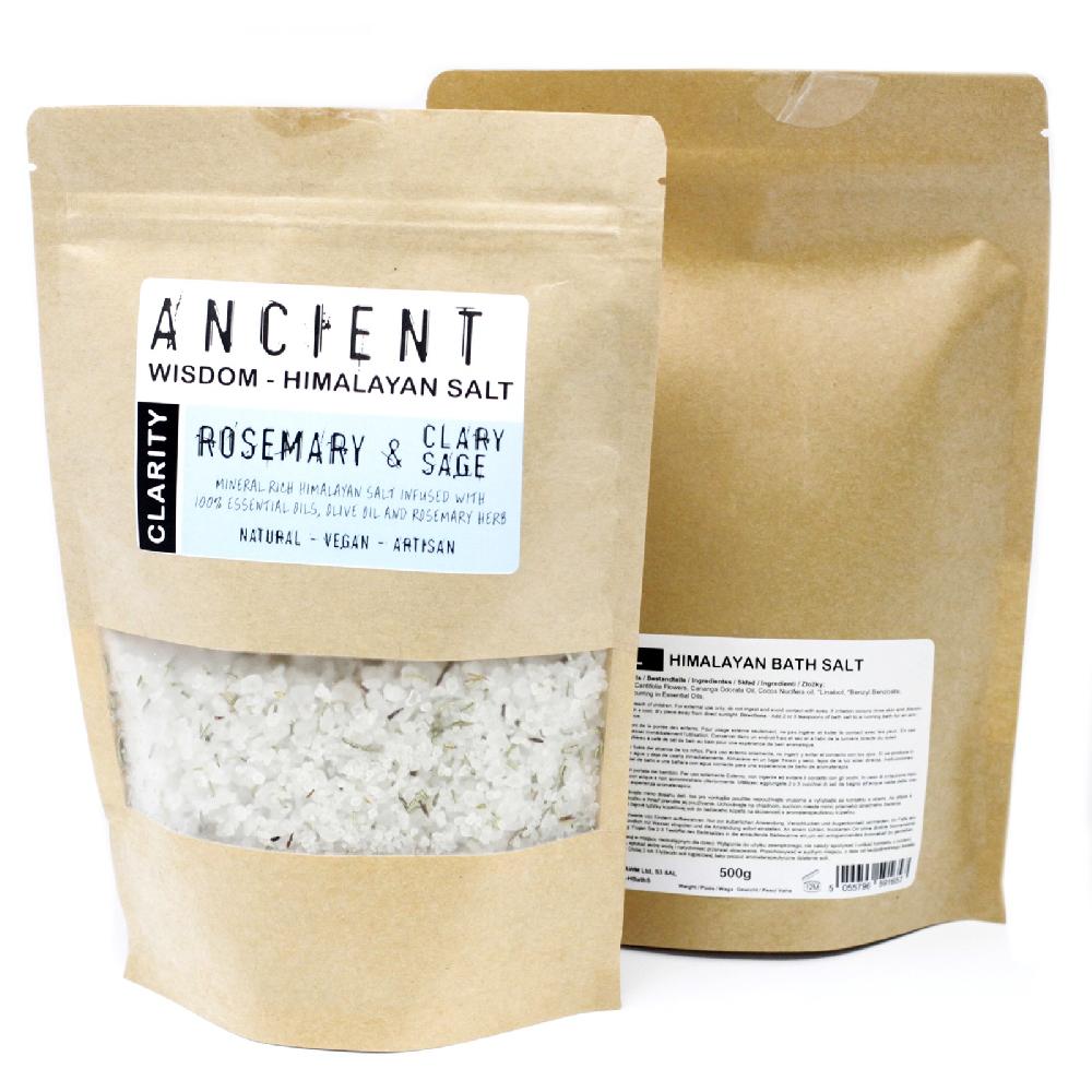 3x Himalayan Bath Salt Blend 500g - Clarity