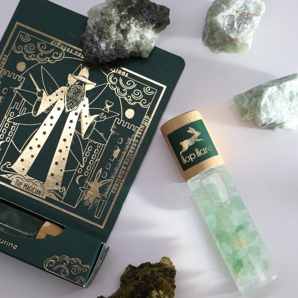 3x Hop Hare Essential Oil Gemstone Roll On - The Magician