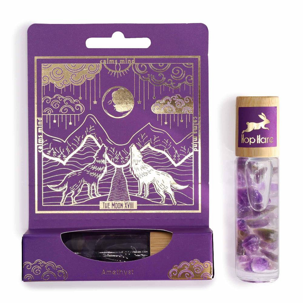 3x Hop Hare Essential Oil Gemstone Roll On - The Moon