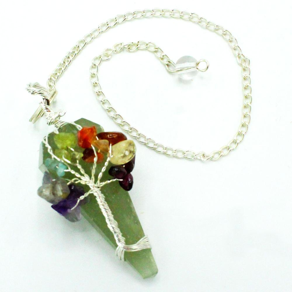 3x Magic Pendulum - Seven Chakra - Aventurine