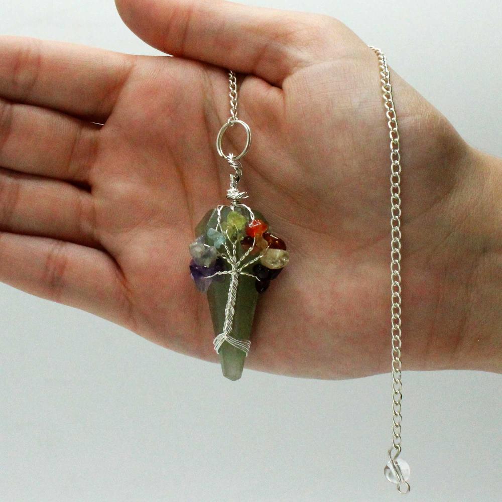 3x Magic Pendulum - Seven Chakra - Aventurine