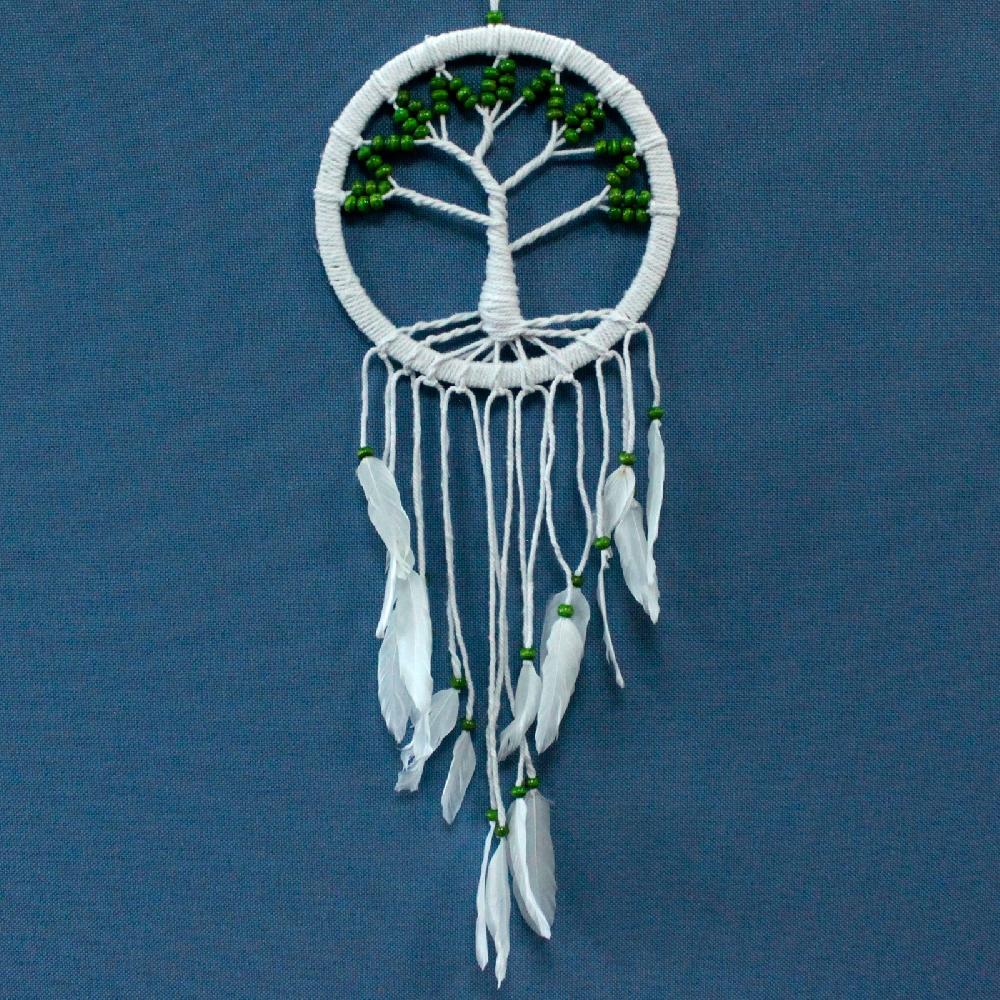 3x Tree Of Life Dreamcatcher - Cotton 22cm (assorted)